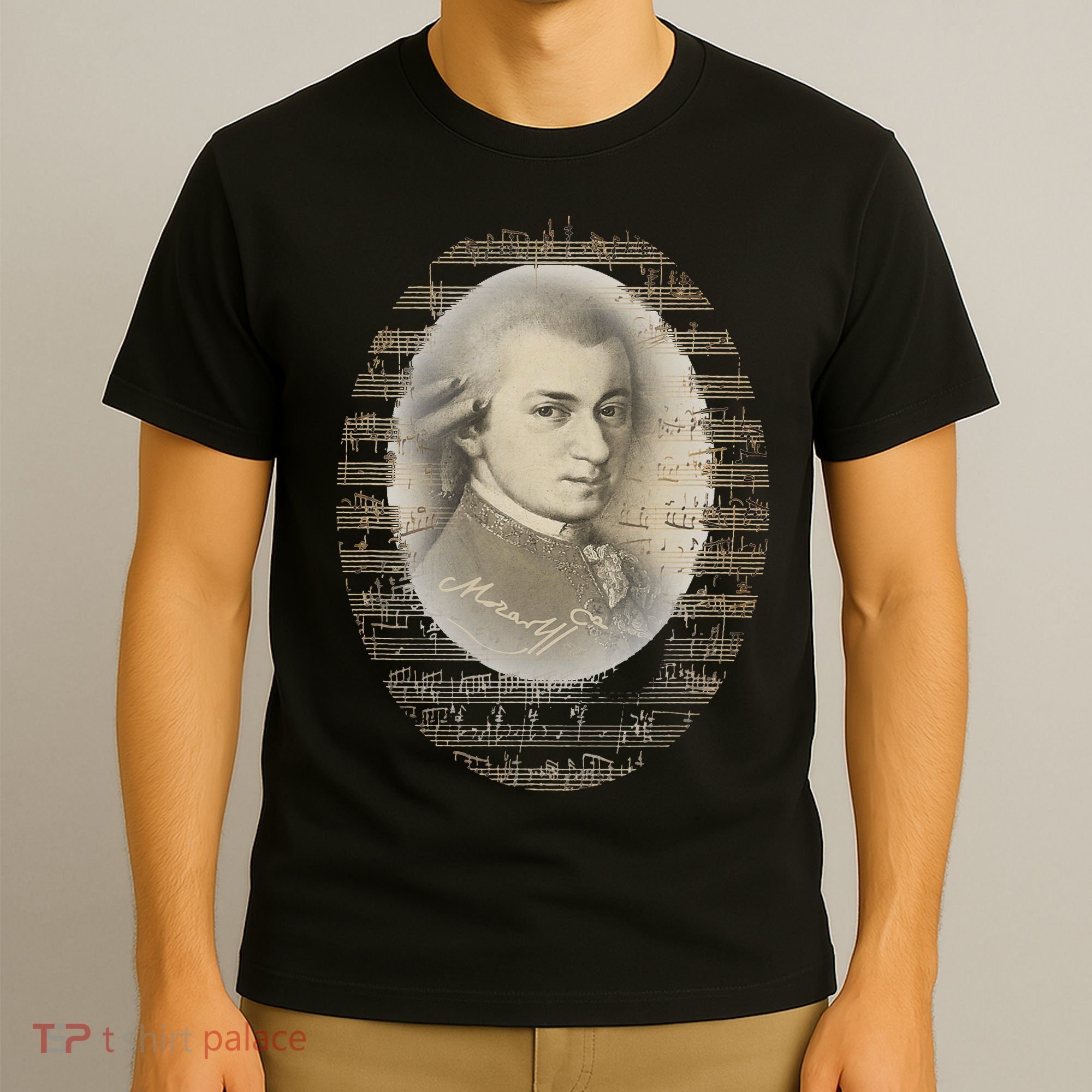 Mozart Mozart Portrait Classical Music Lover Gift T-Shirt