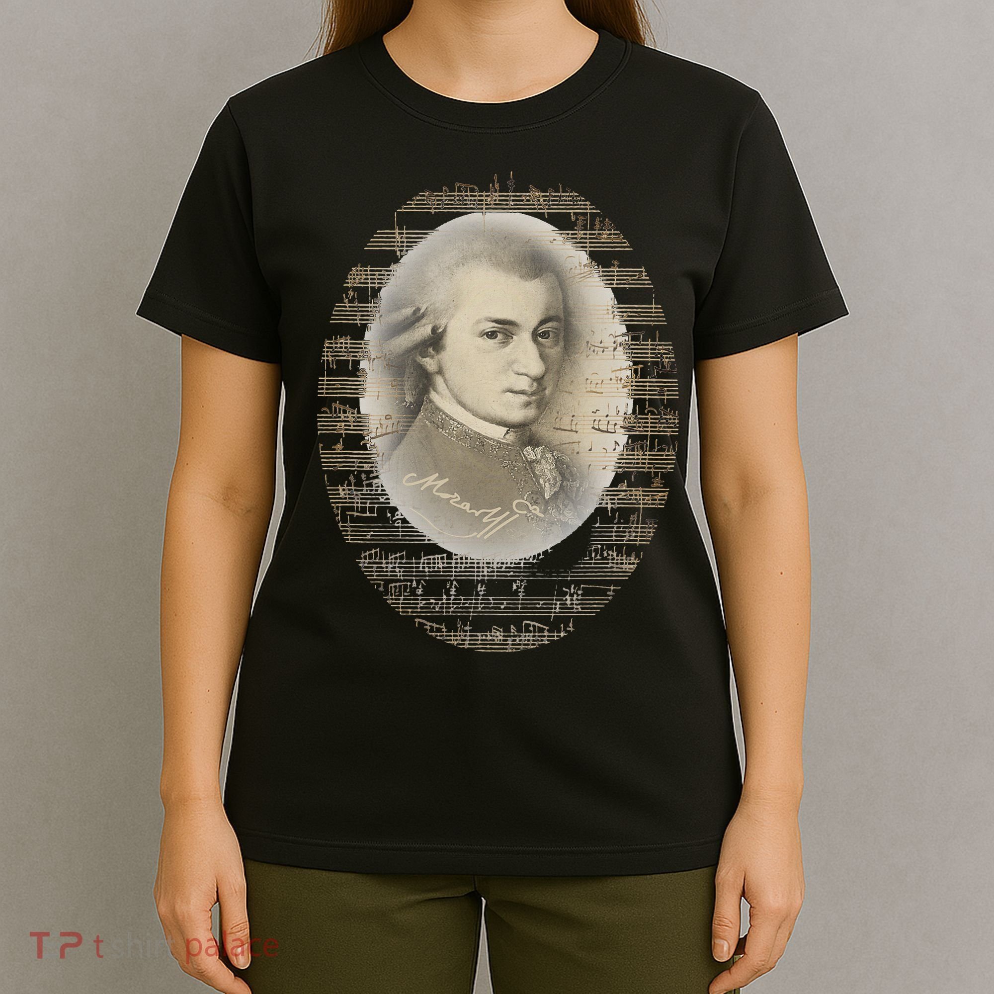 Mozart Mozart Portrait Classical Music Lover Gift T-Shirt