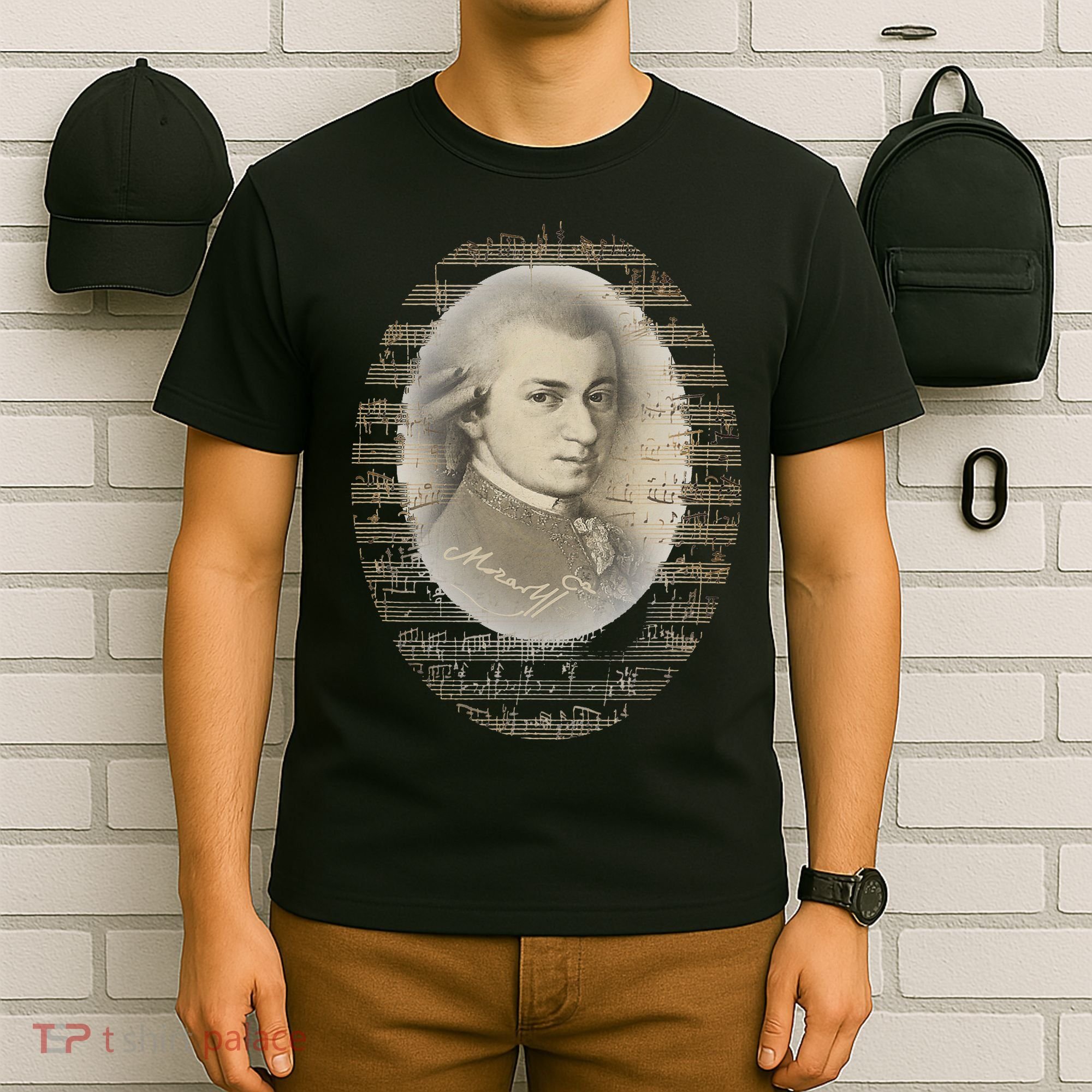 Mozart Mozart Portrait Classical Music Lover Gift T-Shirt