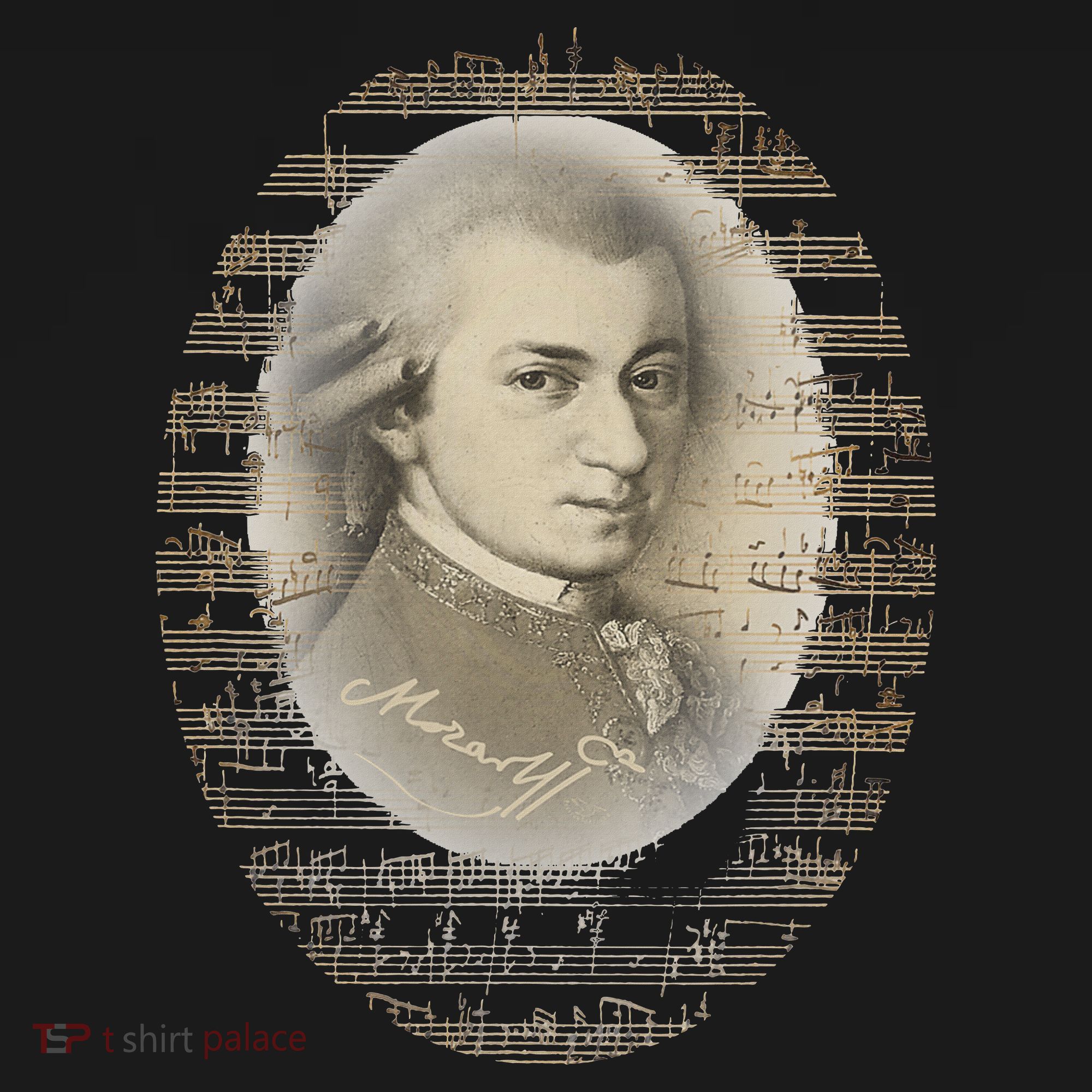 Mozart Mozart Portrait Classical Music Lover Gift Women's Hoodie