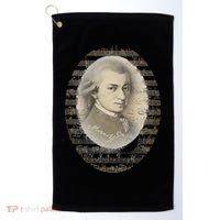 Mozart Mozart Portrait Classical Music Lover Gift Golf Towel thumb 0