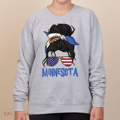Minnesota Minnesota Proud State Flag Women's Sweatshirt