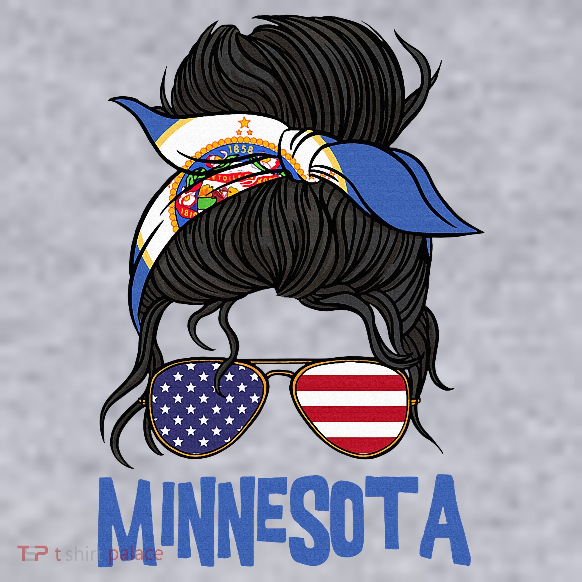 Minnesota Minnesota Proud State Flag Women's Sweatshirt