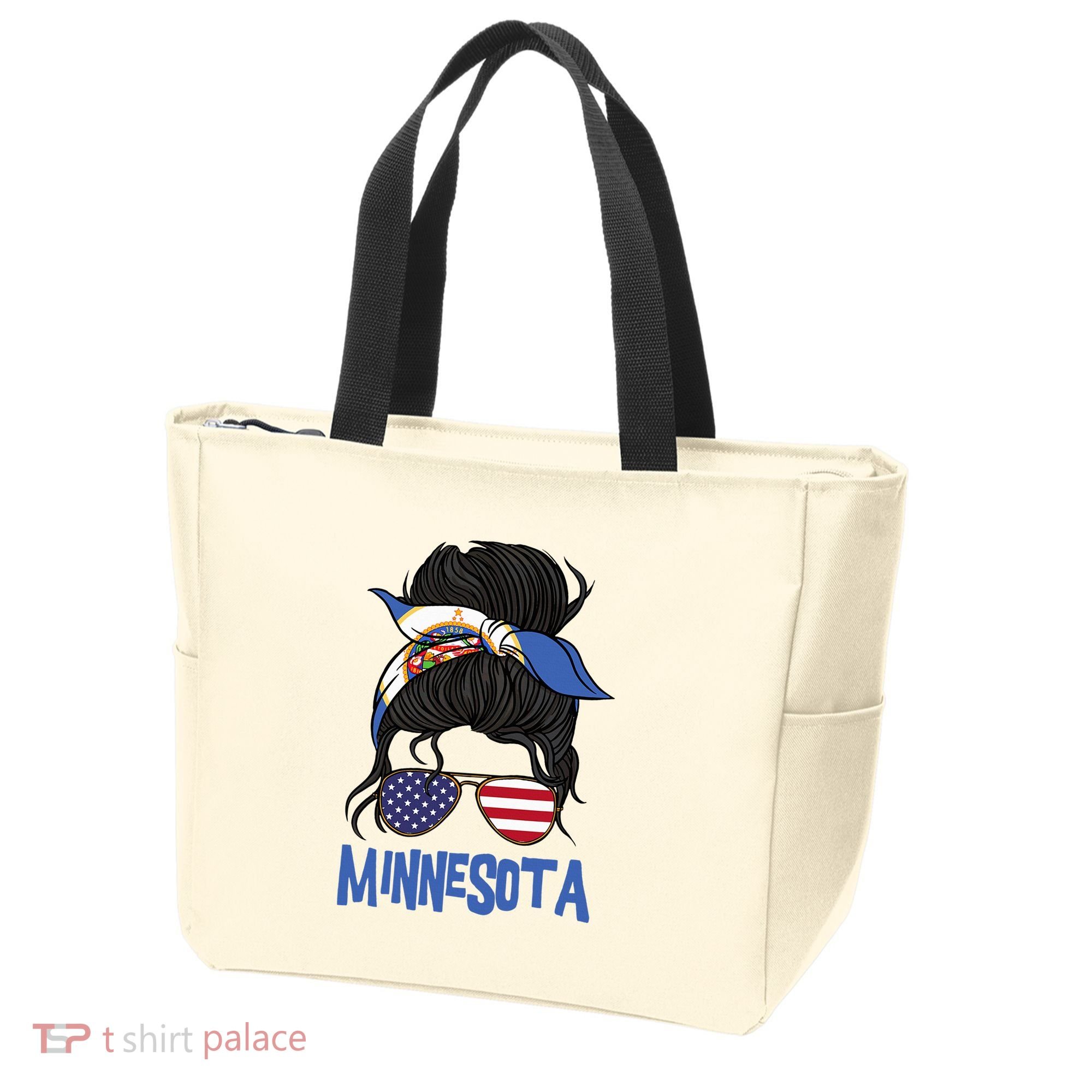 Minnesota Minnesota Proud State Flag Tote Bag