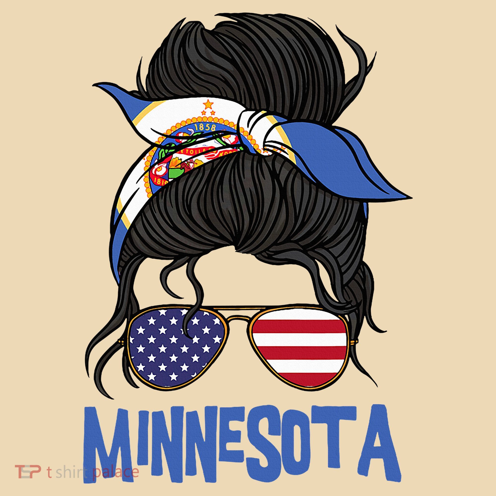 Minnesota Minnesota Proud State Flag Tote Bag