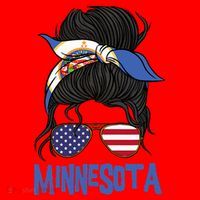 Minnesota Minnesota Proud State Flag Santa Hat thumb 1