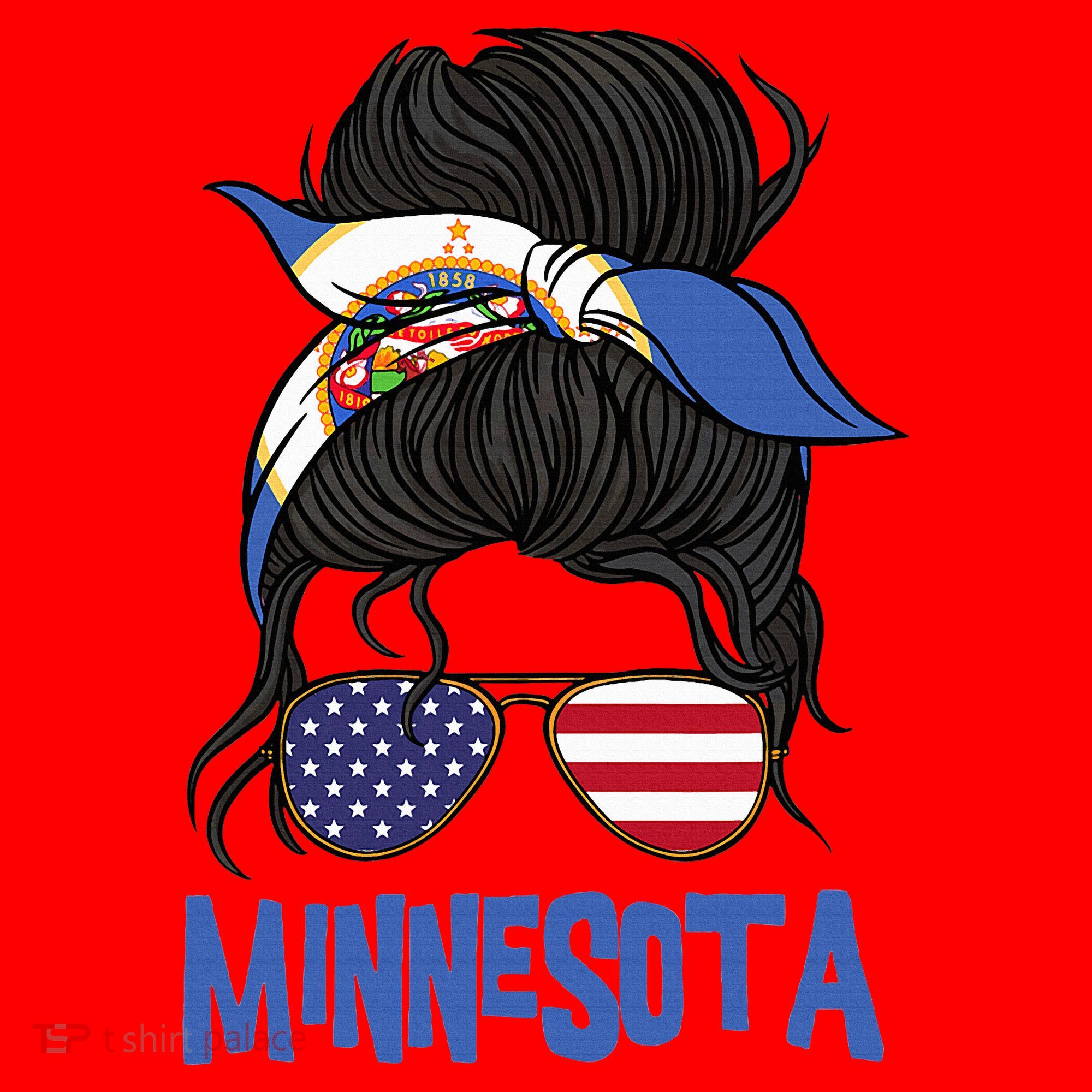 Minnesota Minnesota Proud State Flag Santa Hat