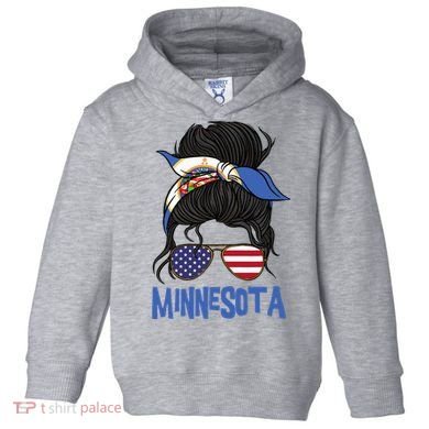 Minnesota Minnesota Proud State Flag Toddler Hoodie