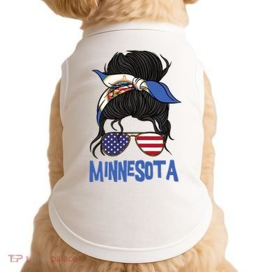 Minnesota Minnesota Proud State Flag Doggie Tank
