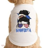 Minnesota Minnesota Proud State Flag Doggie Tank thumb 0