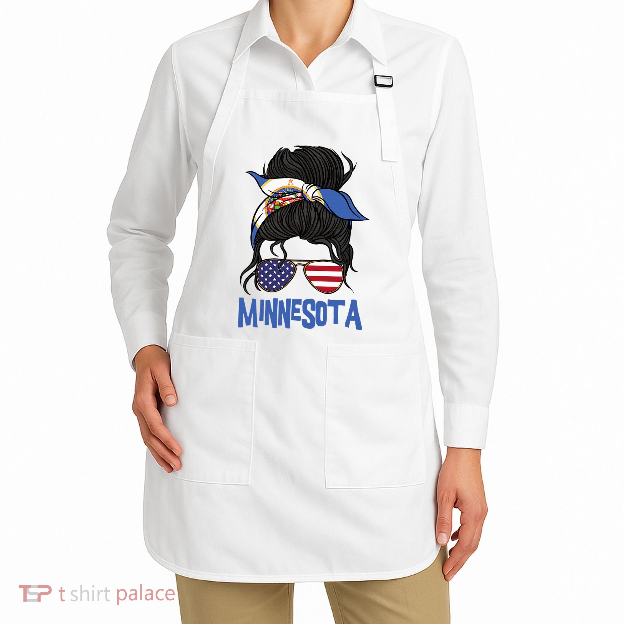 Minnesota Minnesota Proud State Flag Apron