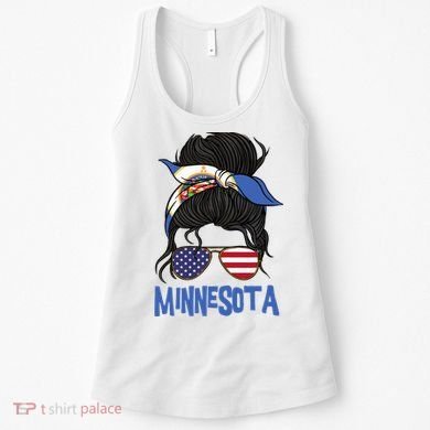 Minnesota Minnesota Proud State Flag Women's Tank Top