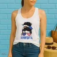 Minnesota Minnesota Proud State Flag Women's Tank Top thumb 2