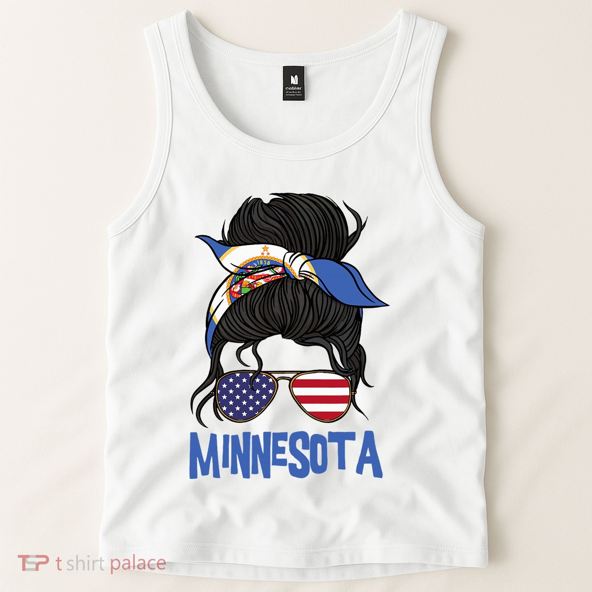 Minnesota Minnesota Proud State Flag Tank Top