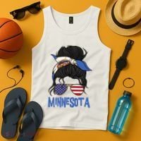 Minnesota Minnesota Proud State Flag Tank Top thumb 4