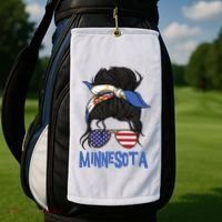 Minnesota Minnesota Proud State Flag Golf Towel thumb 2