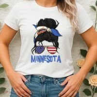 Minnesota Minnesota Proud State Flag Women's T-Shirt thumb 2