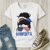 Minnesota Minnesota Proud State Flag Women's T-Shirt thumb 3