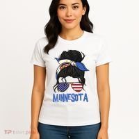 Minnesota Minnesota Proud State Flag Women's T-Shirt thumb 4