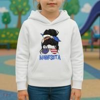 Minnesota Minnesota Proud State Flag Kids Hoodie thumb 3