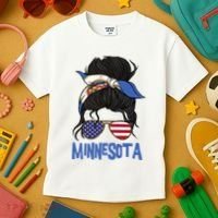 Minnesota Minnesota Proud State Flag Kids T-Shirt thumb 3