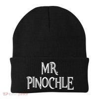 Mens Mr. Pinochle For Pinochle Card Game Lovers Beanie thumb 0