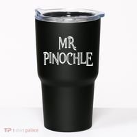 Mens Mr. Pinochle For Pinochle Card Game Lovers Tumbler thumb 0