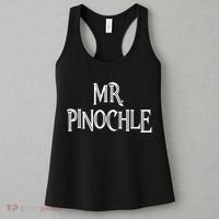 Mens Mr. Pinochle For Pinochle Card Game Lovers Women's Tank Top thumb 3