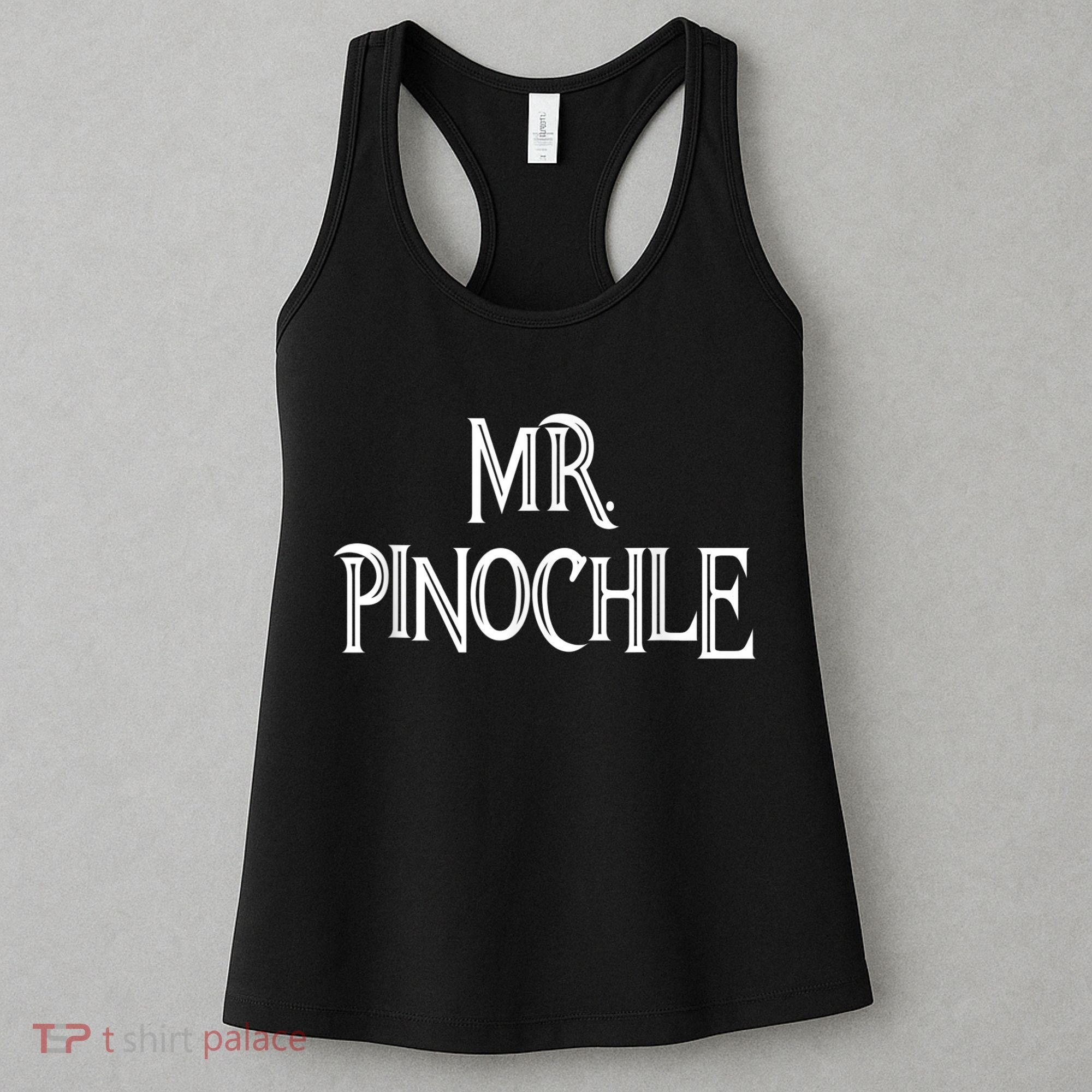 Mens Mr. Pinochle For Pinochle Card Game Lovers Women's Tank Top