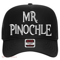 Mens Mr. Pinochle For Pinochle Card Game Lovers Hat thumb 0