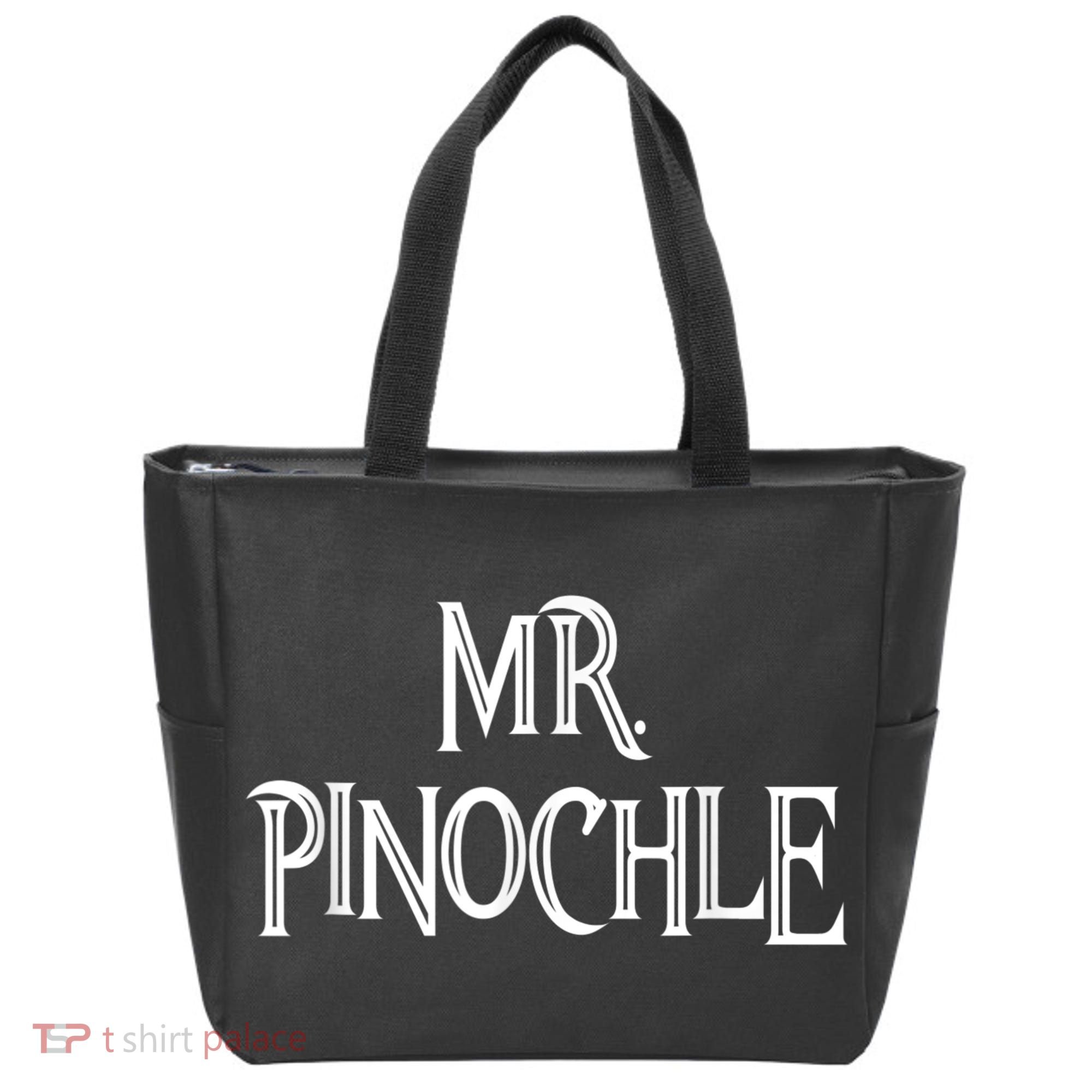Mens Mr. Pinochle For Pinochle Card Game Lovers Tote Bag