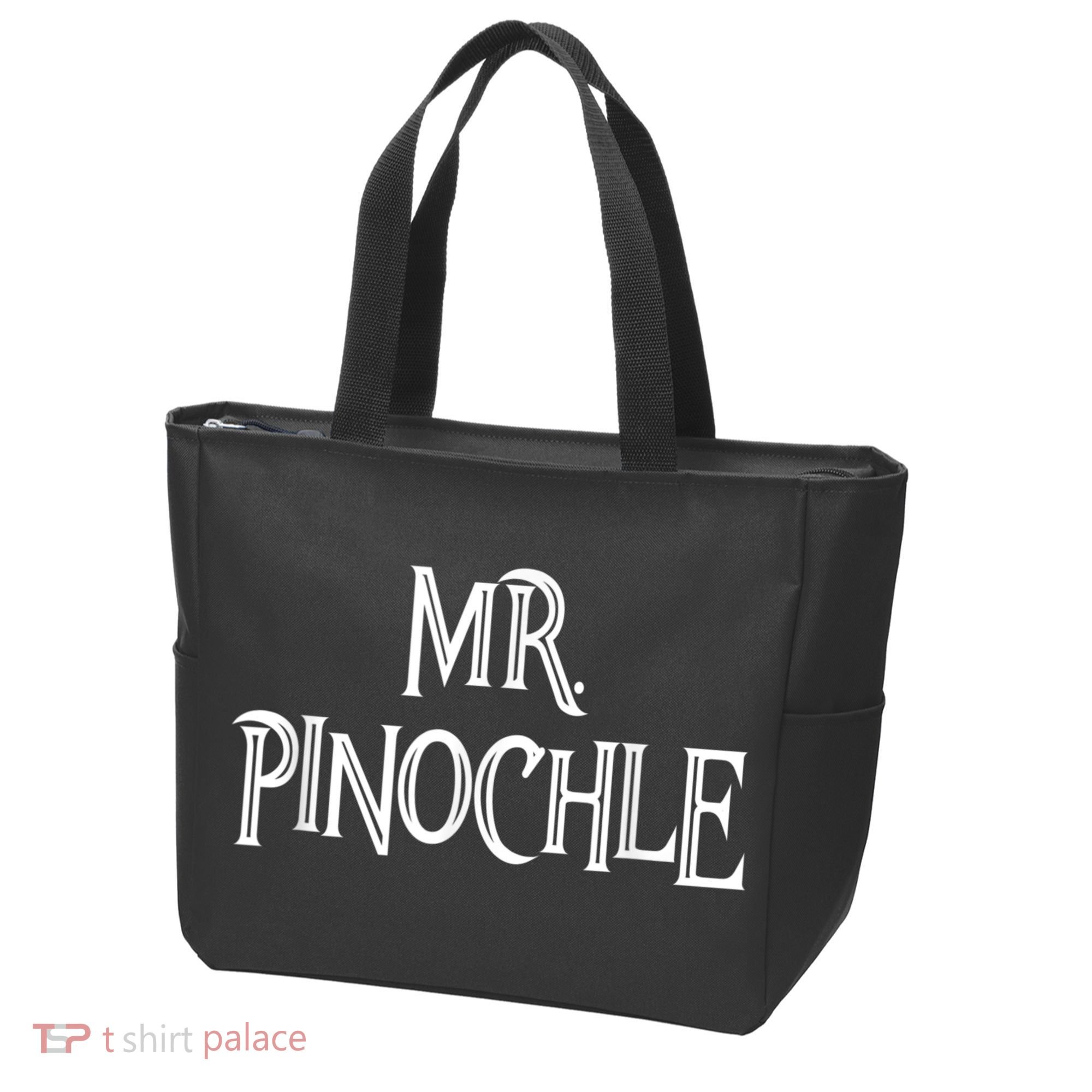 Mens Mr. Pinochle For Pinochle Card Game Lovers Tote Bag