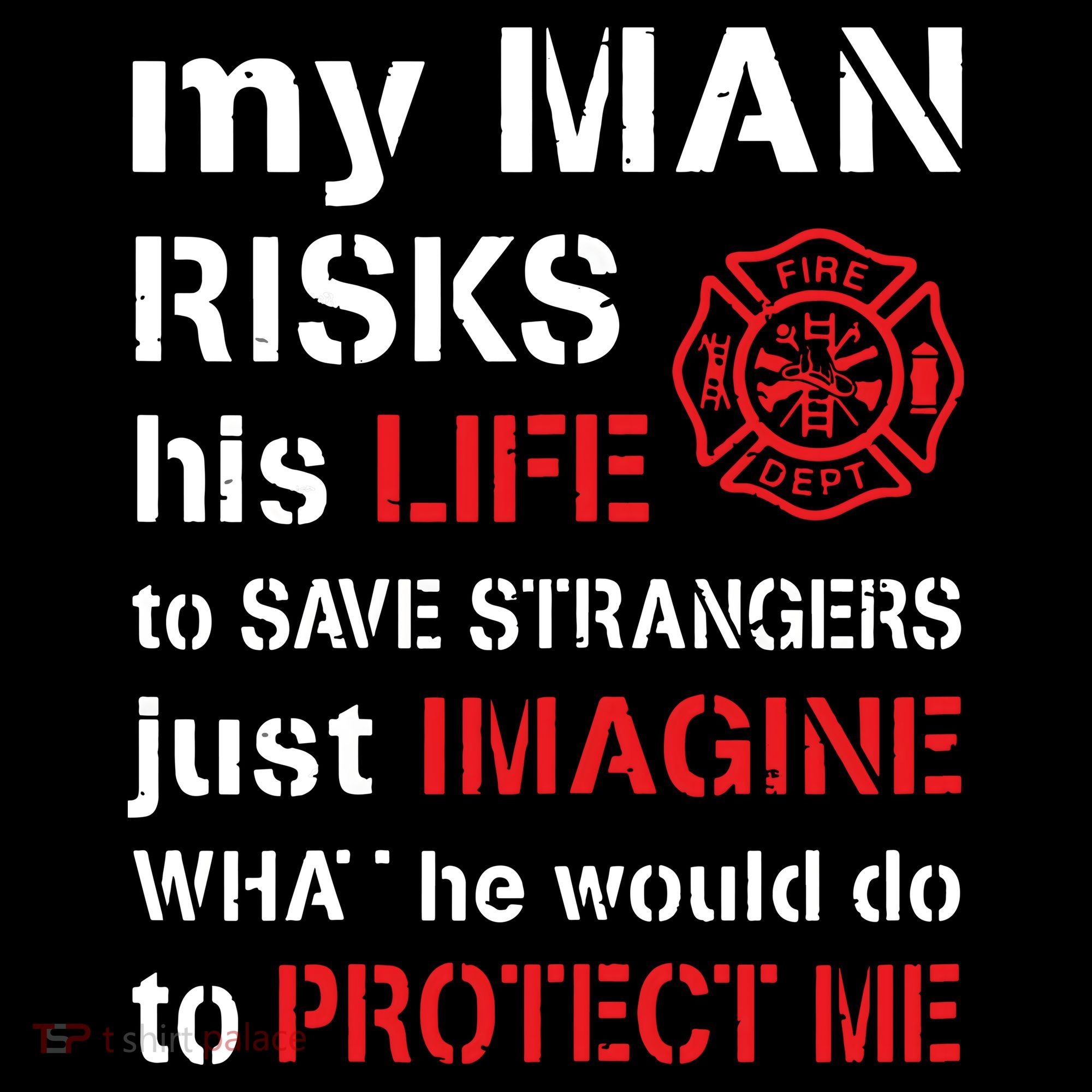 My Man Risks His Life Firefighter Wife Girlfriend Women's Hoodie