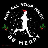 Merry Miles Running Christmas Gift For Runners Hoodie thumb 7