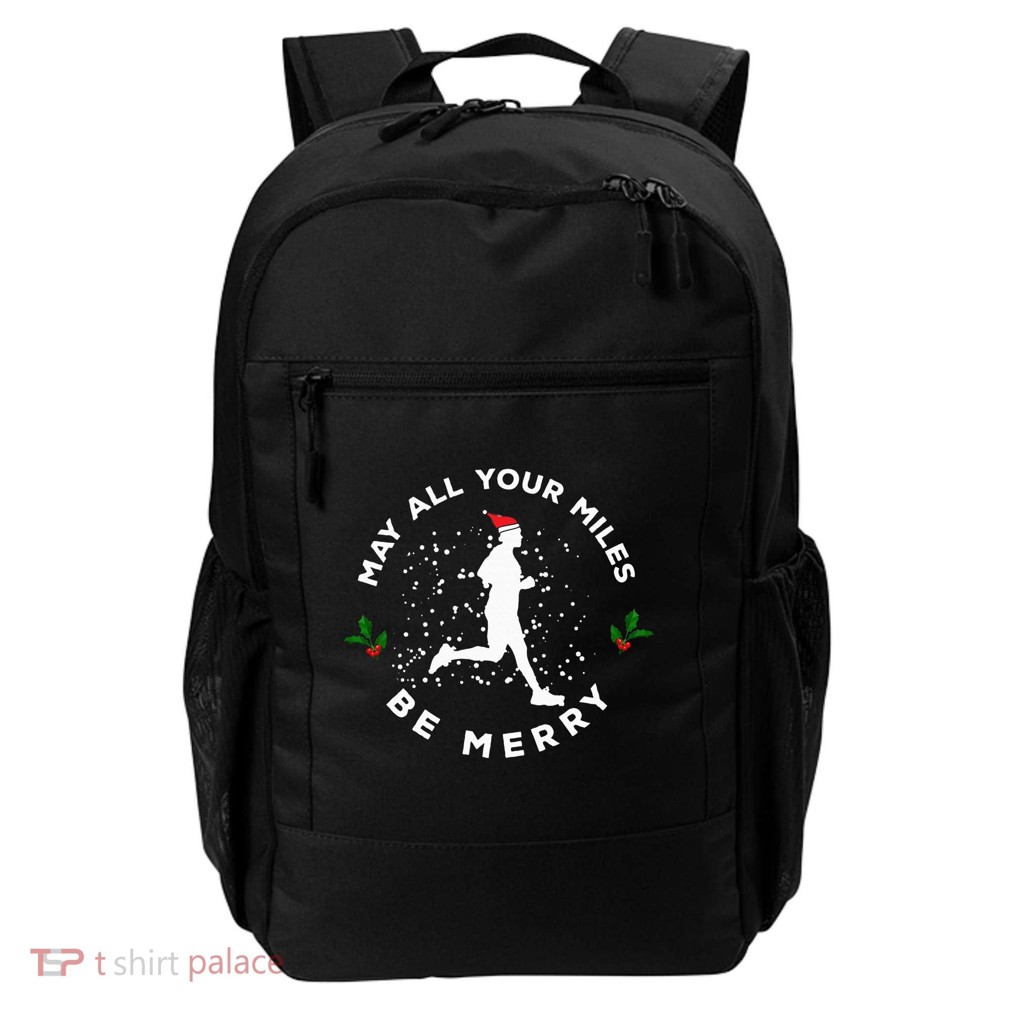 Merry Miles Running Christmas Gift For Runners Backpack