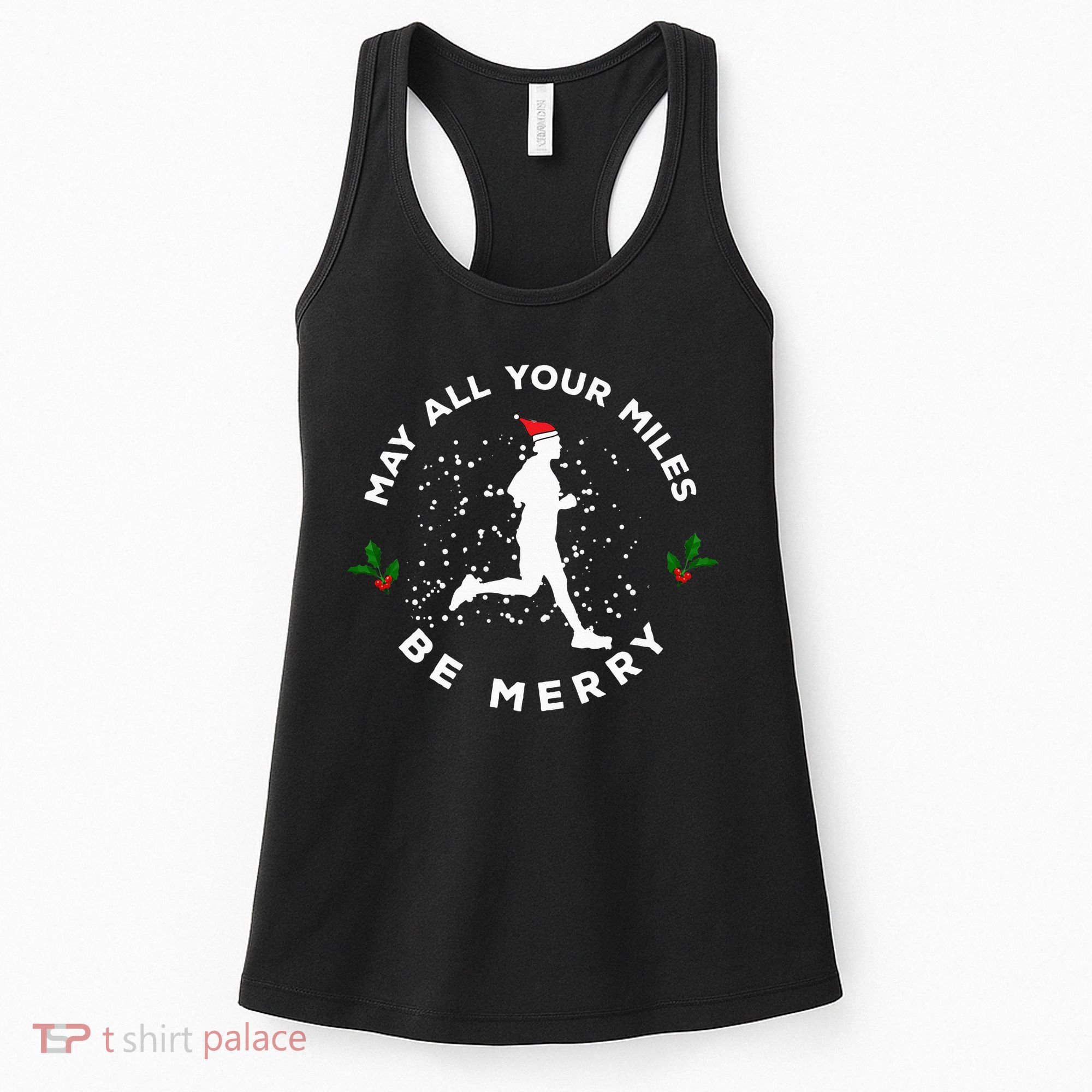 Merry Miles Running Christmas Gift For Runners Women's Tank Top