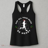 Merry Miles Running Christmas Gift For Runners Women's Tank Top thumb 3