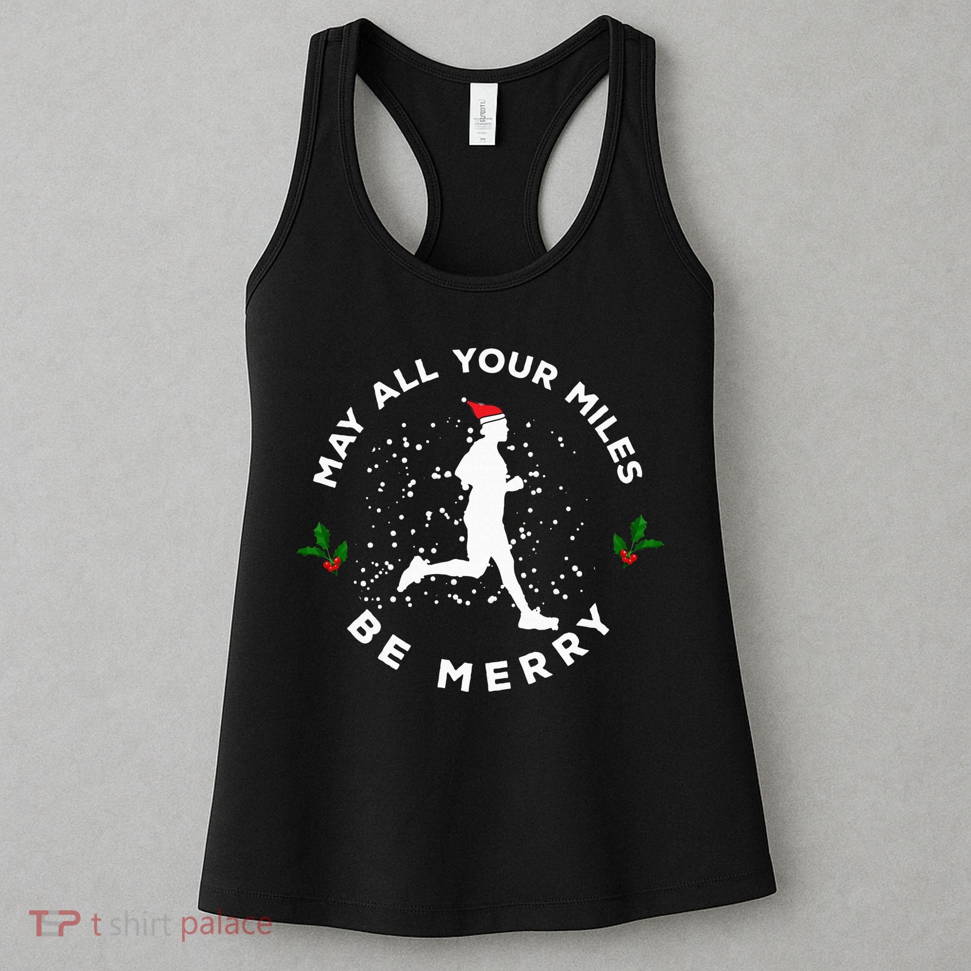 Merry Miles Running Christmas Gift For Runners Women's Tank Top