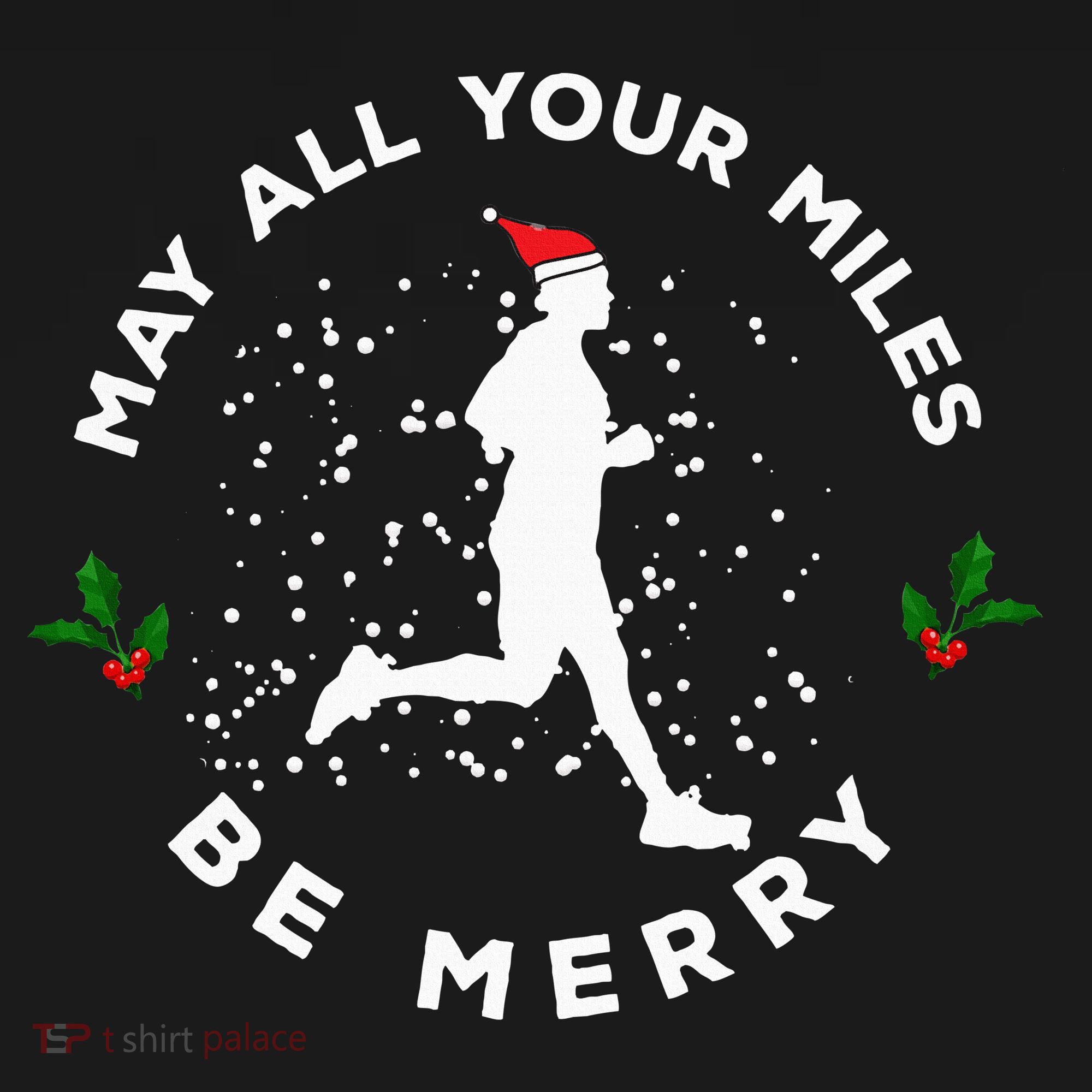 Merry Miles Running Christmas Gift For Runners Toddler Hoodie