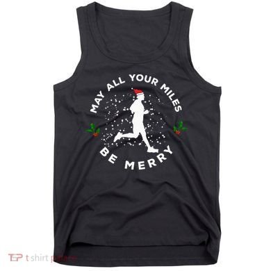 Merry Miles Running Christmas Gift For Runners Tank Top