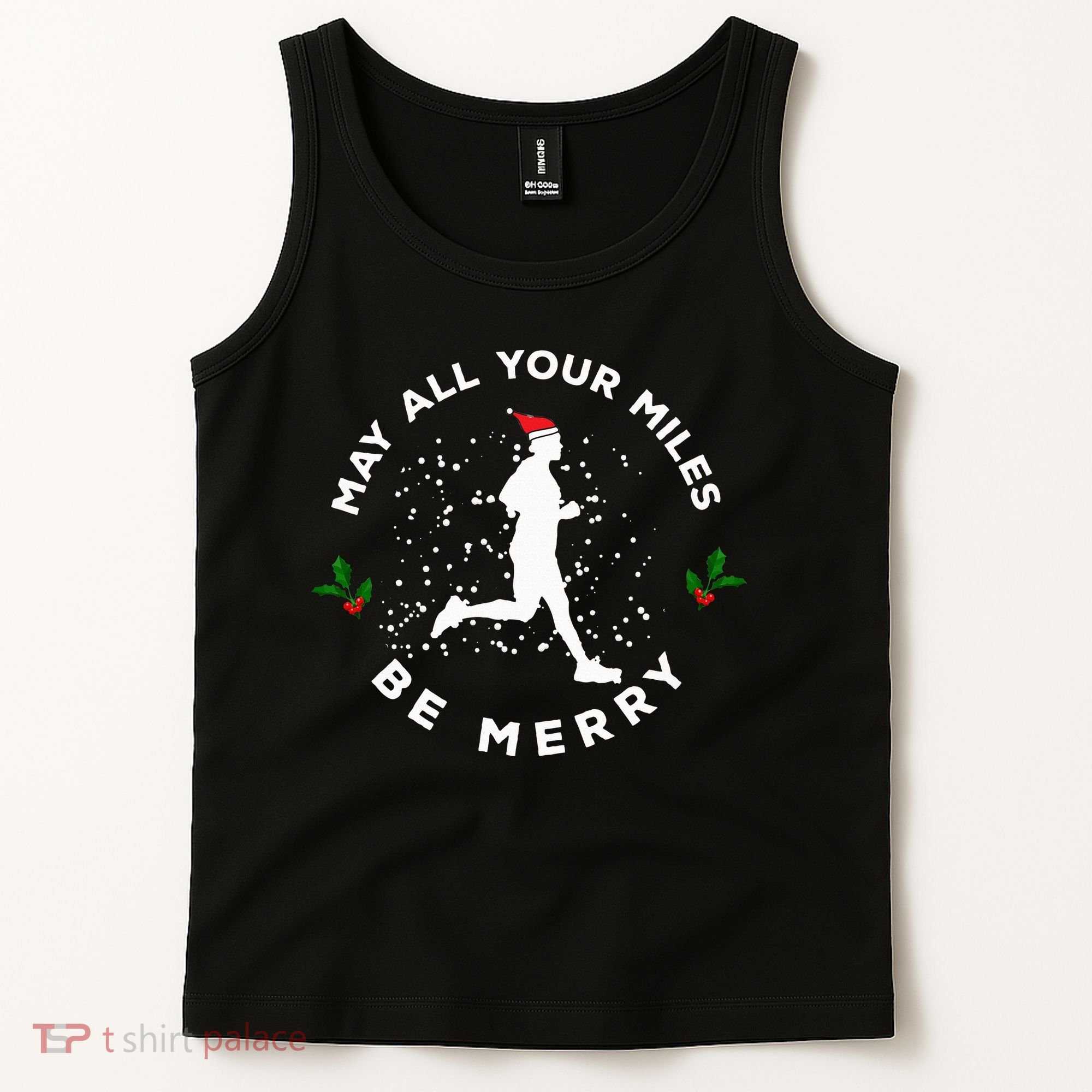Merry Miles Running Christmas Gift For Runners Tank Top