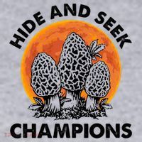 Morels Mushroom Red Moon Hide And Seek Champion Gift Women's Sweatshirt thumb 2
