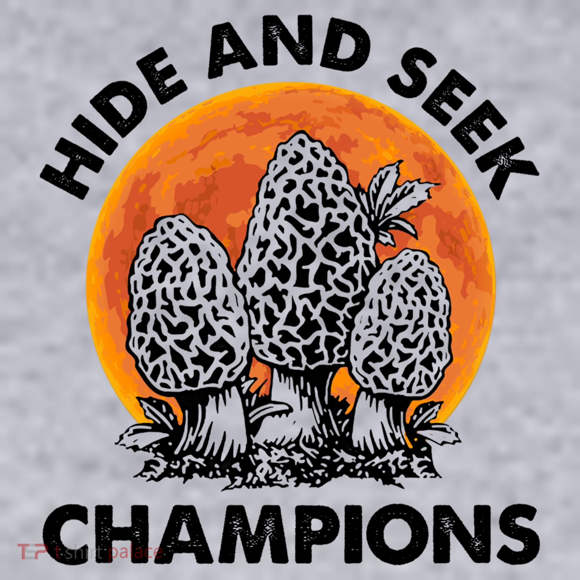 Morels Mushroom Red Moon Hide And Seek Champion Gift Women's Sweatshirt