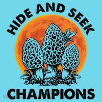 Morels Mushroom Red Moon Hide And Seek Champion Gift Long Sleeve Shirt thumb 2