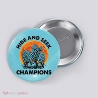 Morels Mushroom Red Moon Hide And Seek Champion Gift Button thumb 0