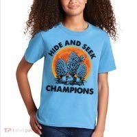 Morels Mushroom Red Moon Hide And Seek Champion Gift Kids T-Shirt thumb 2