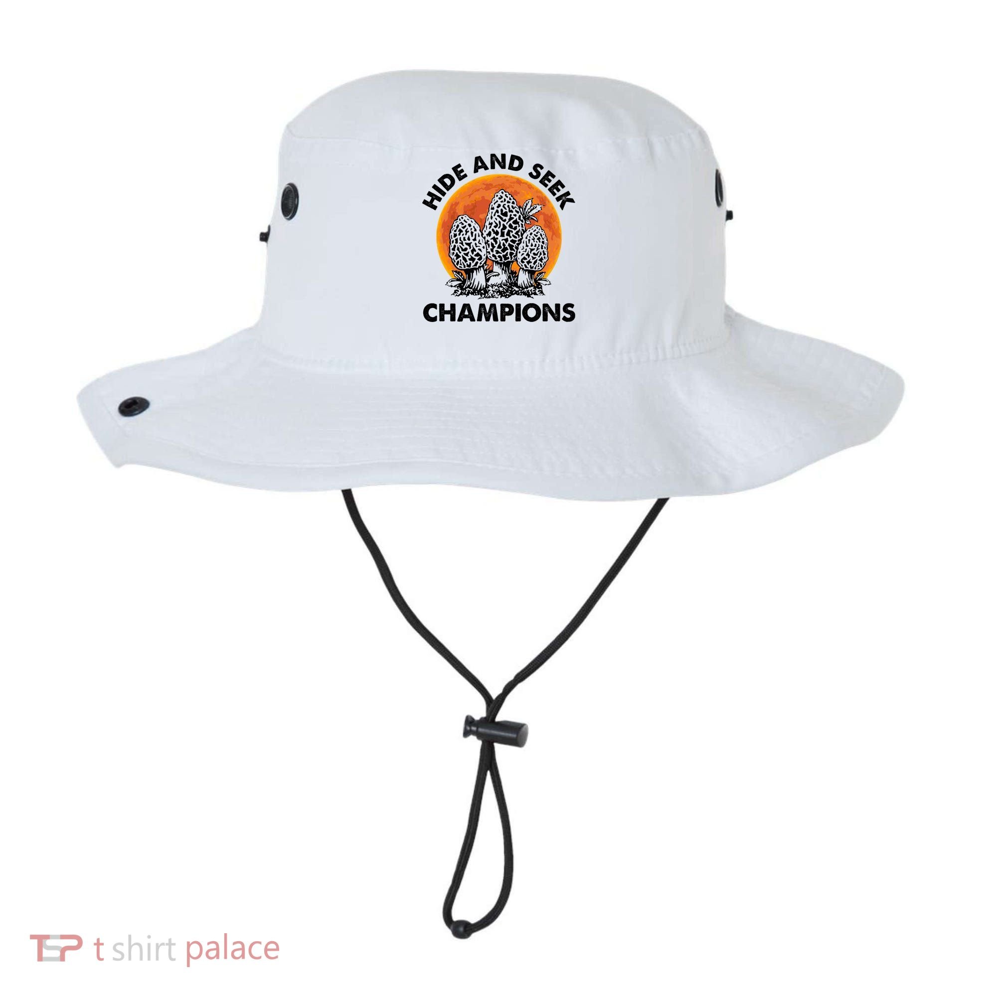 Morels Mushroom Red Moon Hide And Seek Champion Gift Bucket Hat