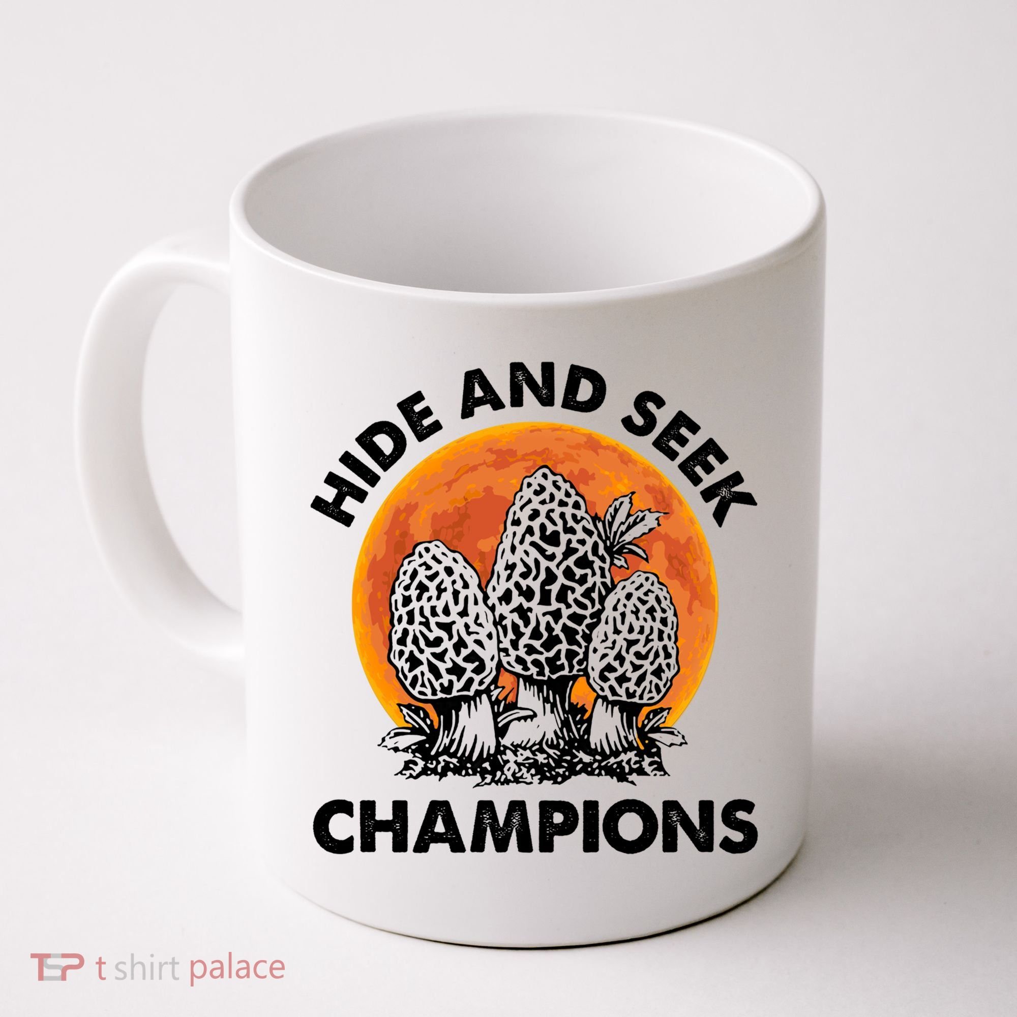 Morels Mushroom Red Moon Hide And Seek Champion Gift Coffee Mug