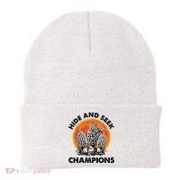 Morels Mushroom Red Moon Hide And Seek Champion Gift Beanie thumb 0