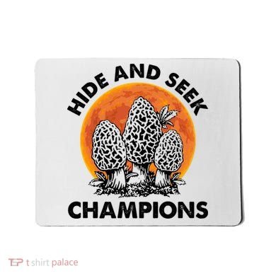 Morels Mushroom Red Moon Hide And Seek Champion Gift Mousepad